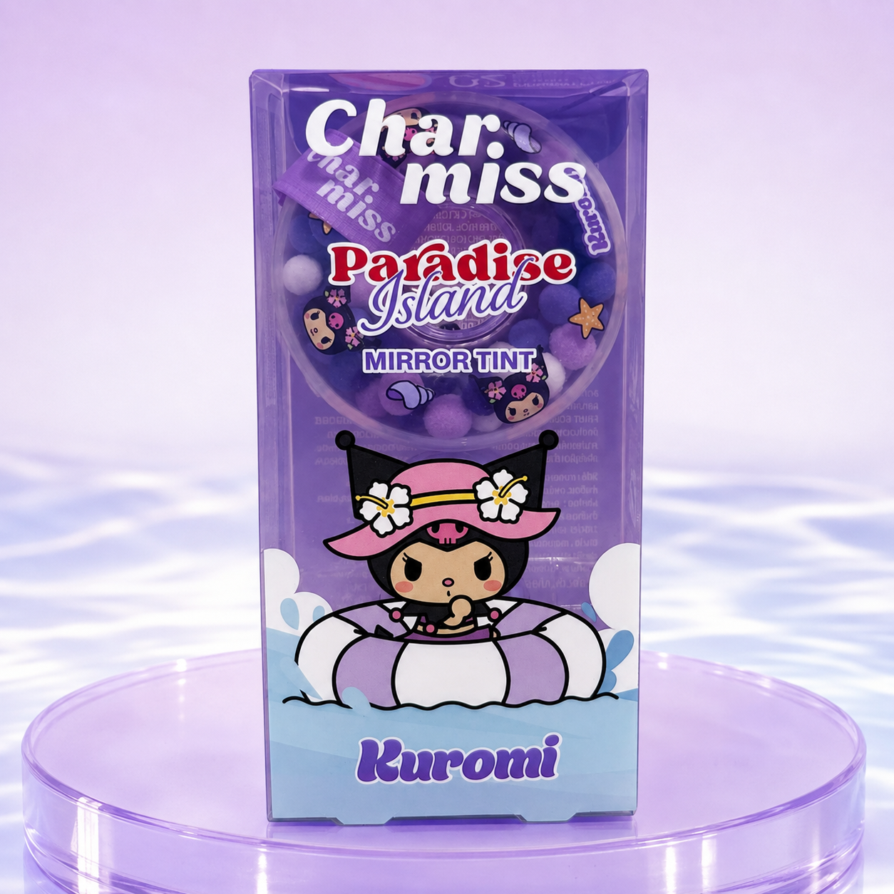 Kuromi Purple Fragrance Gift Set with Cute Pom-Pom Bag