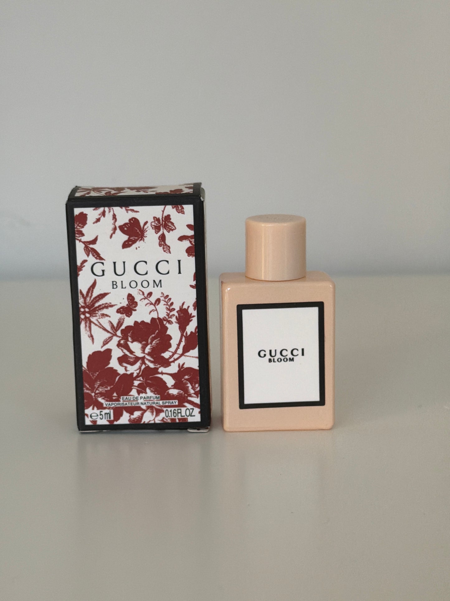 Gucci Bloom Mini Perfume 5ml bottle and box