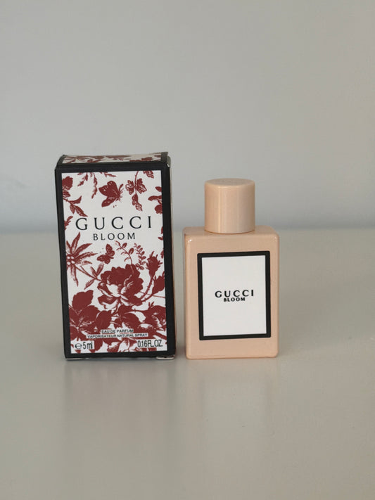 Gucci Bloom Mini Perfume 5ml bottle and box