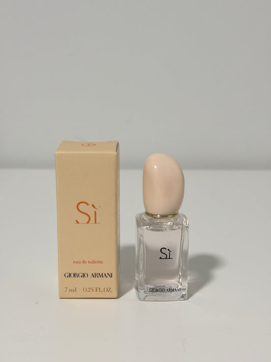 Giorgio Armani Sì Mini Perfume 7ml bottle and box