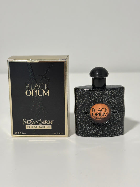 YSL Black Opium Mini Perfume 7.5ml bottle and box