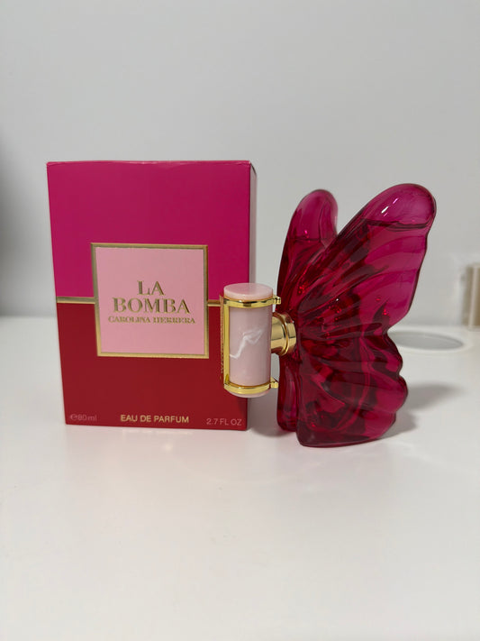 Carolina Herrera La Bomba Eau de Parfum 80ml butterfly bottle and box